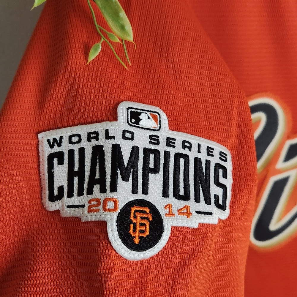 🔥 San Francisco Giants Buster Posey #28 Jersey – Majestic Cool Base ⚾️🧡 - Picture 10 of 10